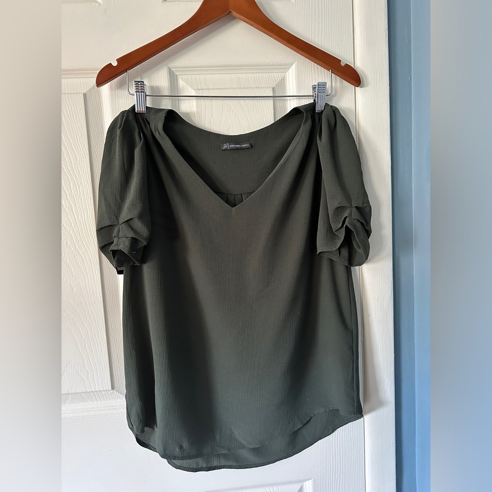 Dark Green Blouse - Adrianna Papell